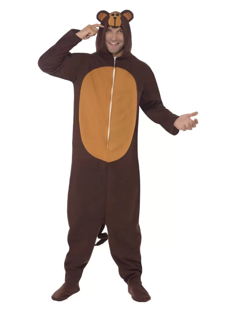 Monkey (ONESIE) Unisex Animal Fancy Dress Costume