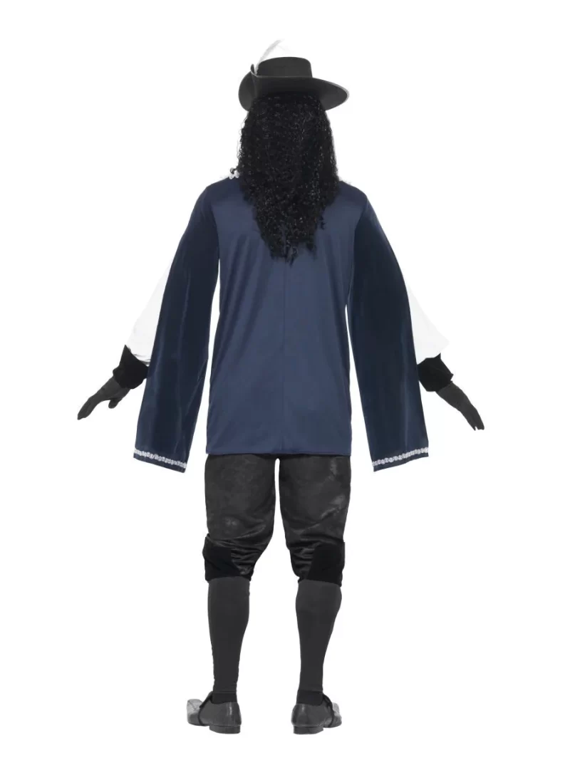 Musketeer Male Men's Fancy Dress Costume - Image 2