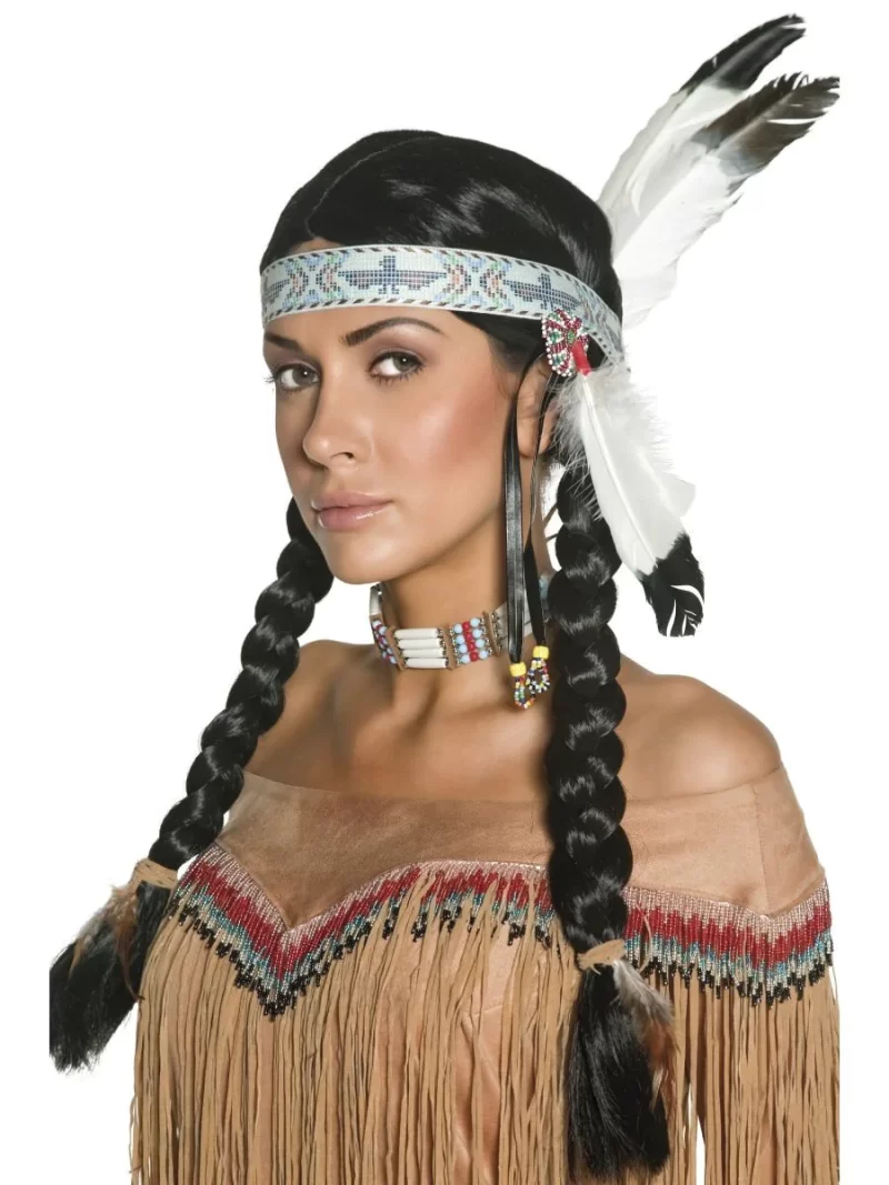 Native American Western Indian Wig