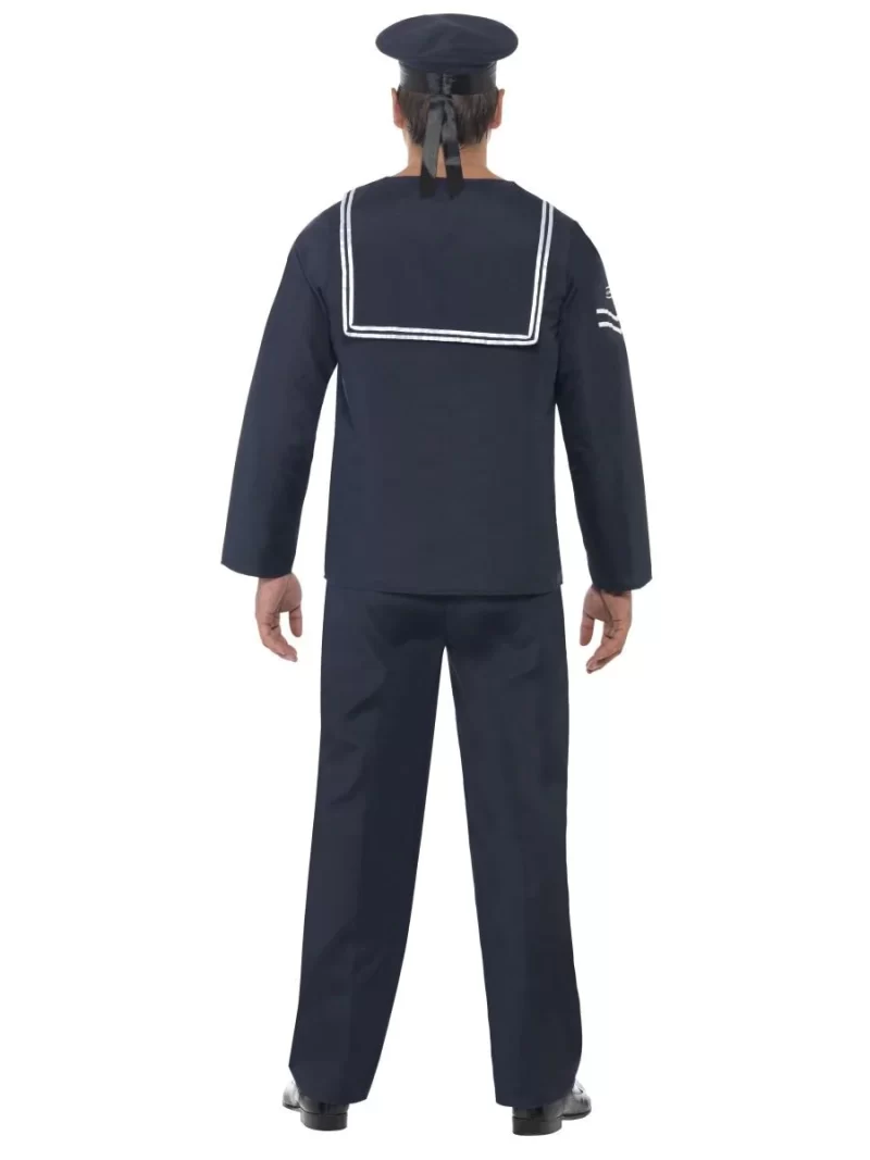 Naval Seaman Men's Fancy Dress Costume - Image 3