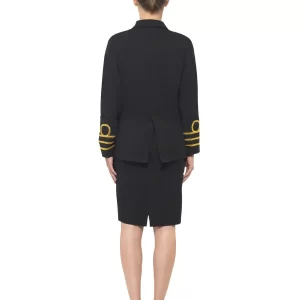 Navy Officer Ladies Fancy Dress Costume - Image 3