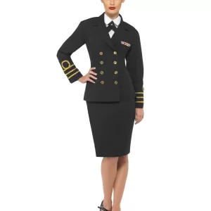 Navy Officer Ladies Fancy Dress Costume