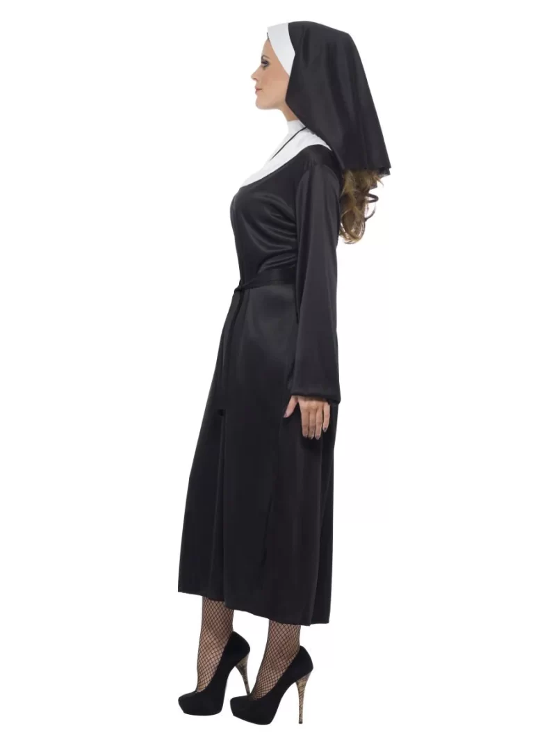 Nun Ladies Fancy Dress Costume - Image 2