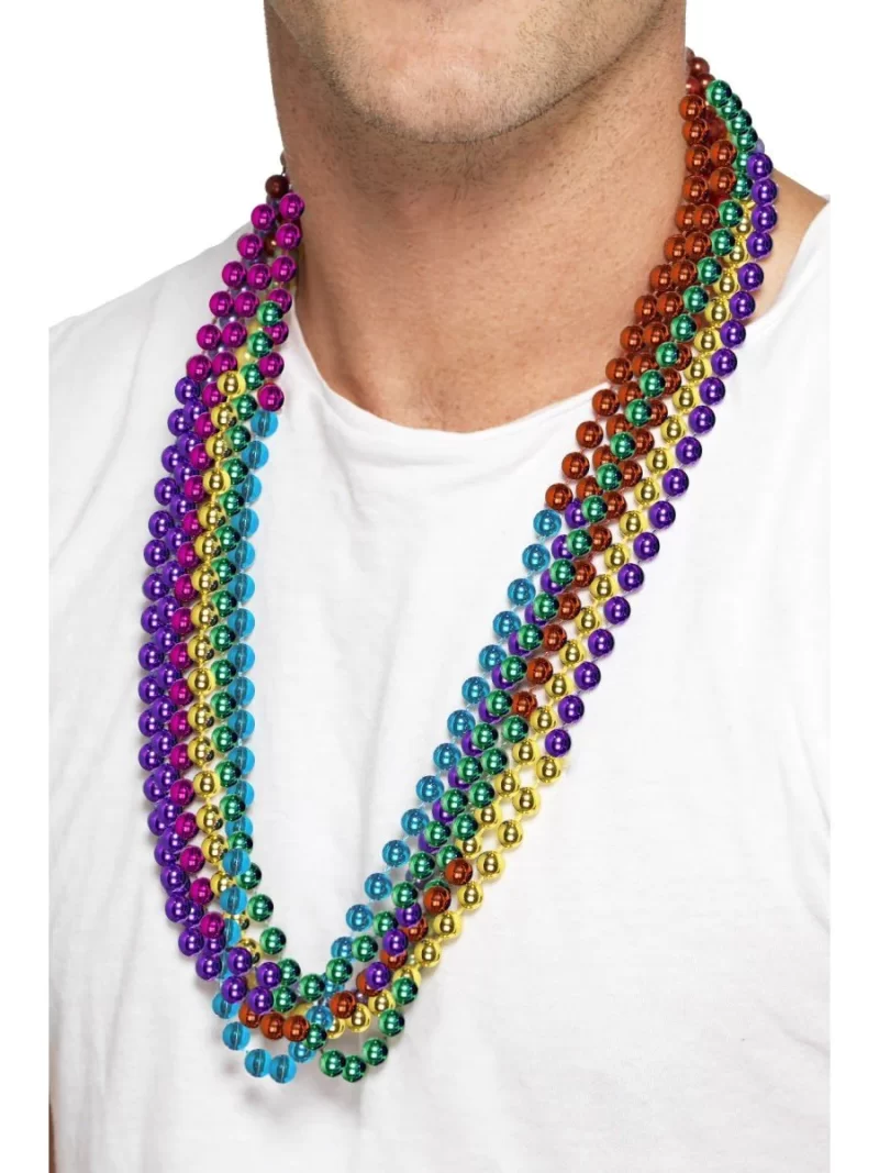 Rainbow Party Beads (Mardi-Gras)