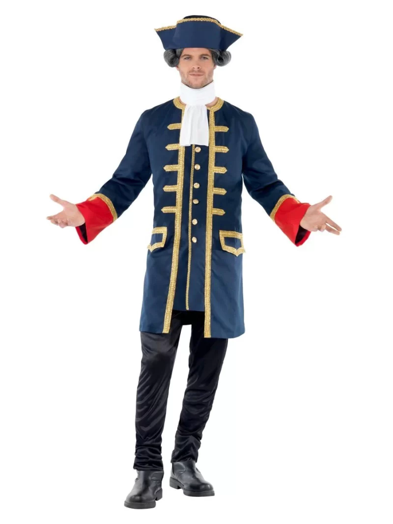 Pirate Commander Men's Fancy Dress Costume - Image 2