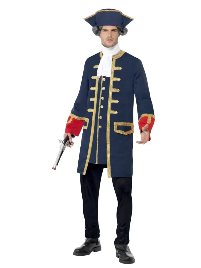 Pirate Commander Men's Fancy Dress Costume