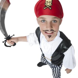 Deluxe Pirate Boy Children's Fancy Dress Costume - Image 2