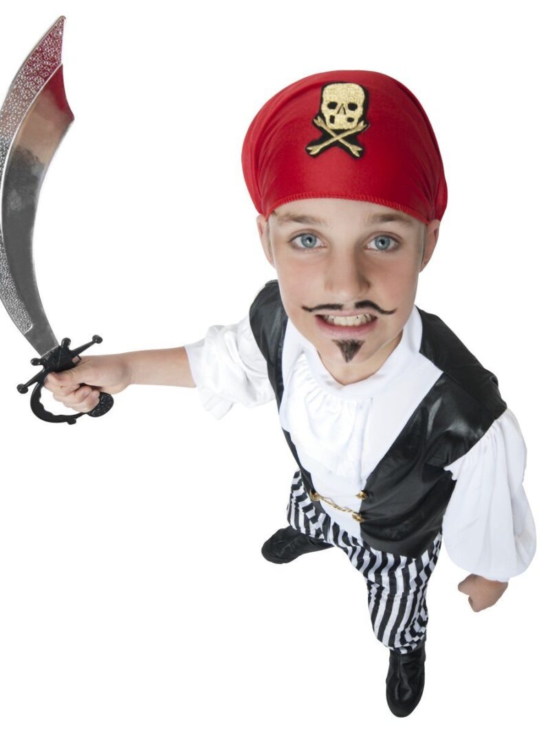 Deluxe Pirate Children's Fancy Dress Costume - Image 2