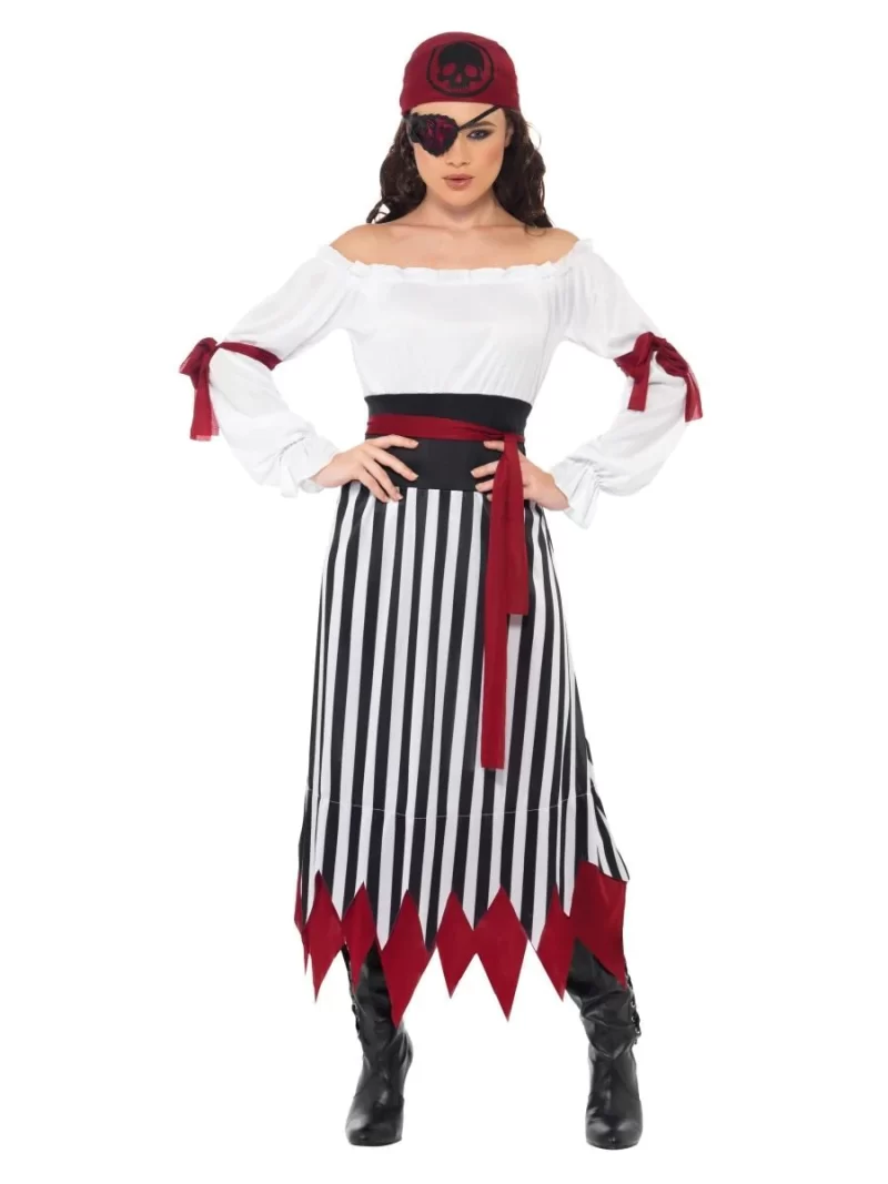 Pirate Lady Ladies Fancy Dress Costume - Image 2