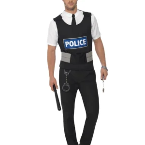 Instant Policeman Kit Men's Fancy Dress Costume