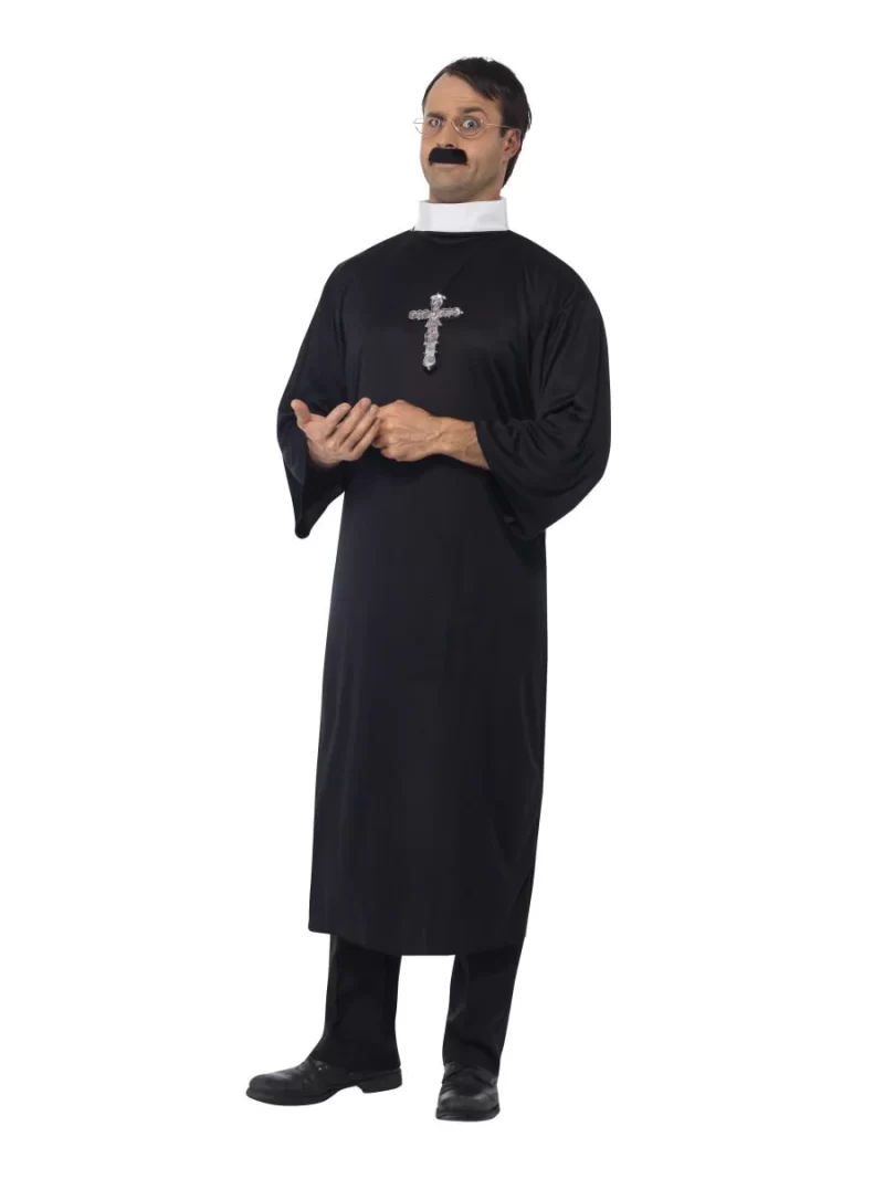 Priest Men's Fancy Dress Costume
