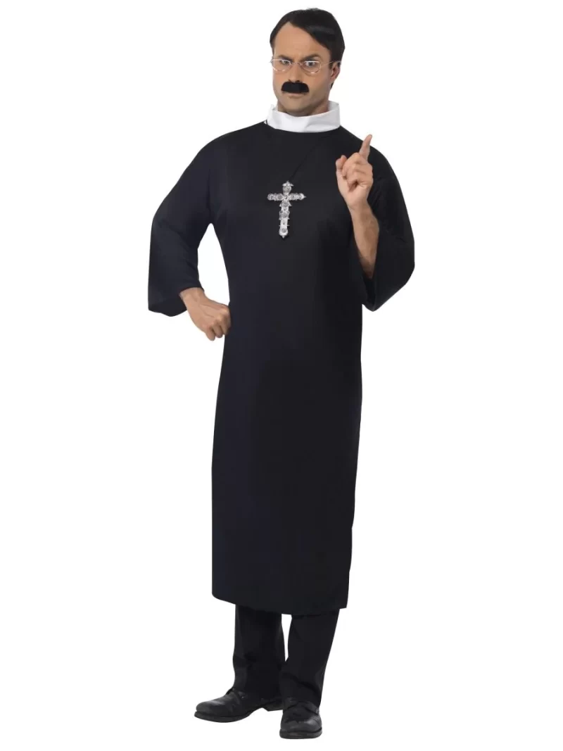 Priest Men's Fancy Dress Costume - Image 2