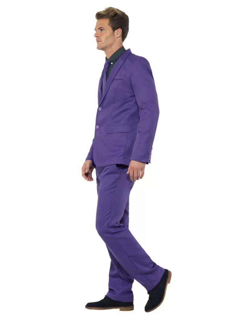 Purple Standout Suit Men's Fancy Dress Costume - Image 2