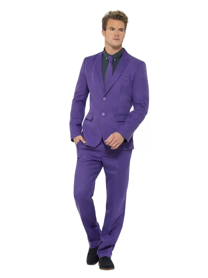 Purple Standout Suit Men's Fancy Dress Costume
