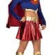 Supergirl 2 Piece Super Hero Ladies Fancy Dress Costume