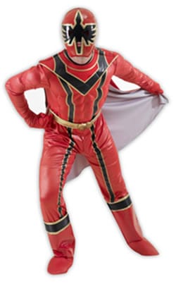 Power Ranger Mystic Force Super Hero Mens Fancy Dress Costume