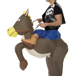 Inflatable Ride 'Em Cowboy Fancy Dress Costume - Image 2