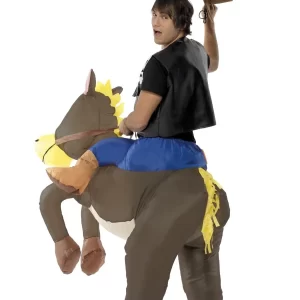 Inflatable Ride 'Em Cowboy Fancy Dress Costume - Image 3
