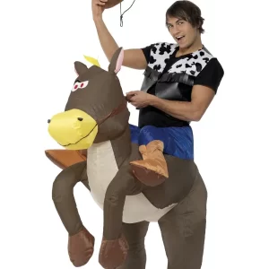 Inflatable Ride 'Em Cowboy Fancy Dress Costume