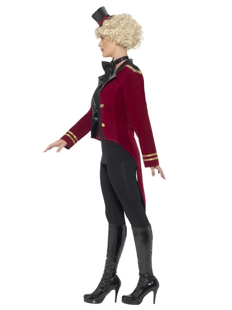 Circus Ringmaster (Greatest Showman) Ladies Fancy Dress Costume - Image 3