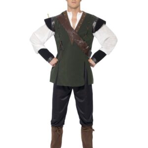 Deluxe Robin Hood Mens Fancy Dress Costume
