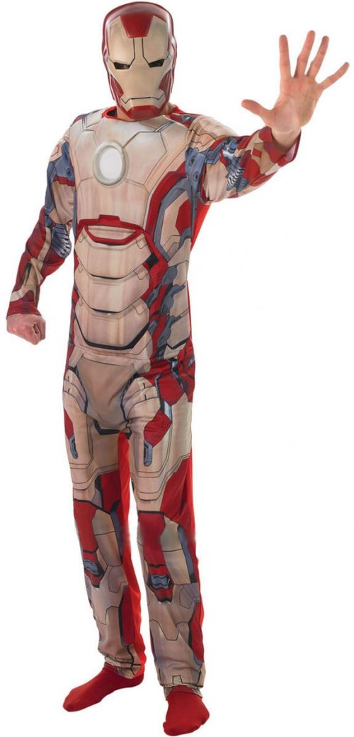 Marvel Iron Man 3 Men's Super Hero Fancy Dress Costume