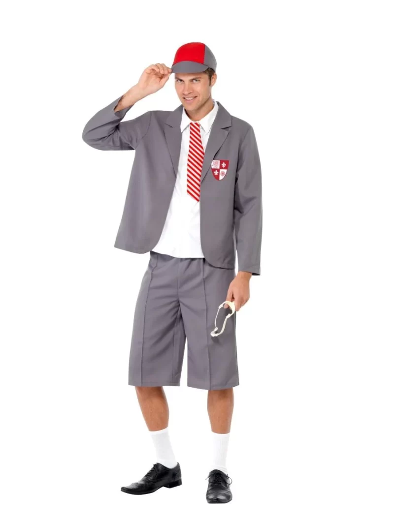 School Boy Men's Fancy Dress Costume - Image 2