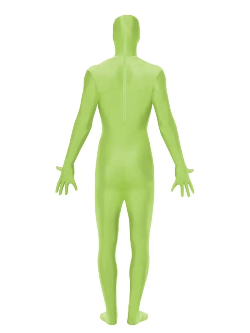 Second Skin Green Bodysuit Fancy Dress Costume - Image 2