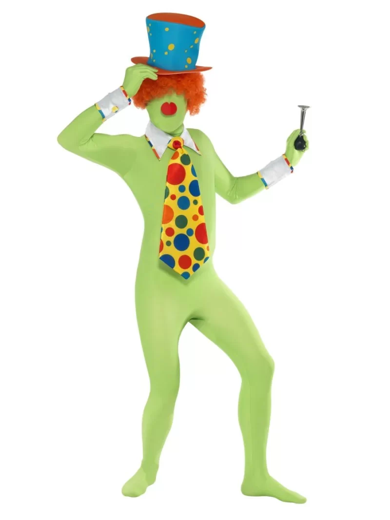 Second Skin Green Bodysuit Fancy Dress Costume - Image 4
