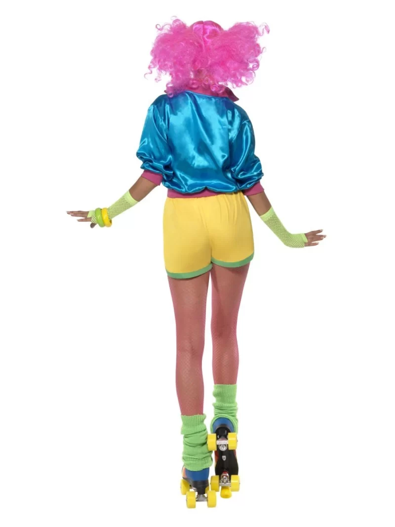 80s Skater Girl Ladies Fancy Dress Costume - Image 3