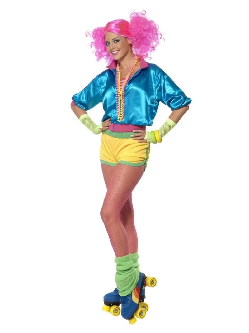 80s Skater Girl Ladies Fancy Dress Costume