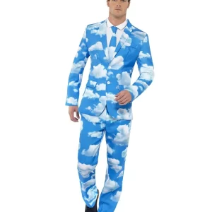 Sky High Standout Suit Men's Fancy Dress Costume