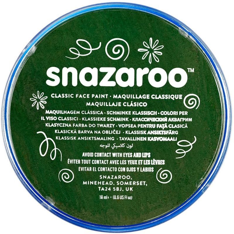 Snazaroo Water Based Facepaint Dark Green 18ml