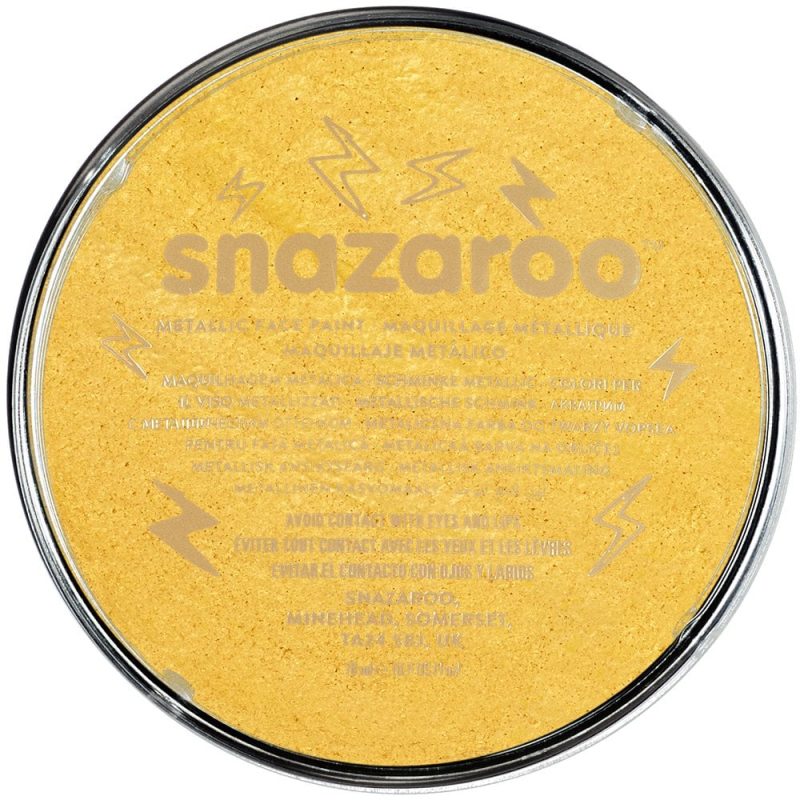 Snazaroo Water Based Facepaint Gold Metallic 18ml