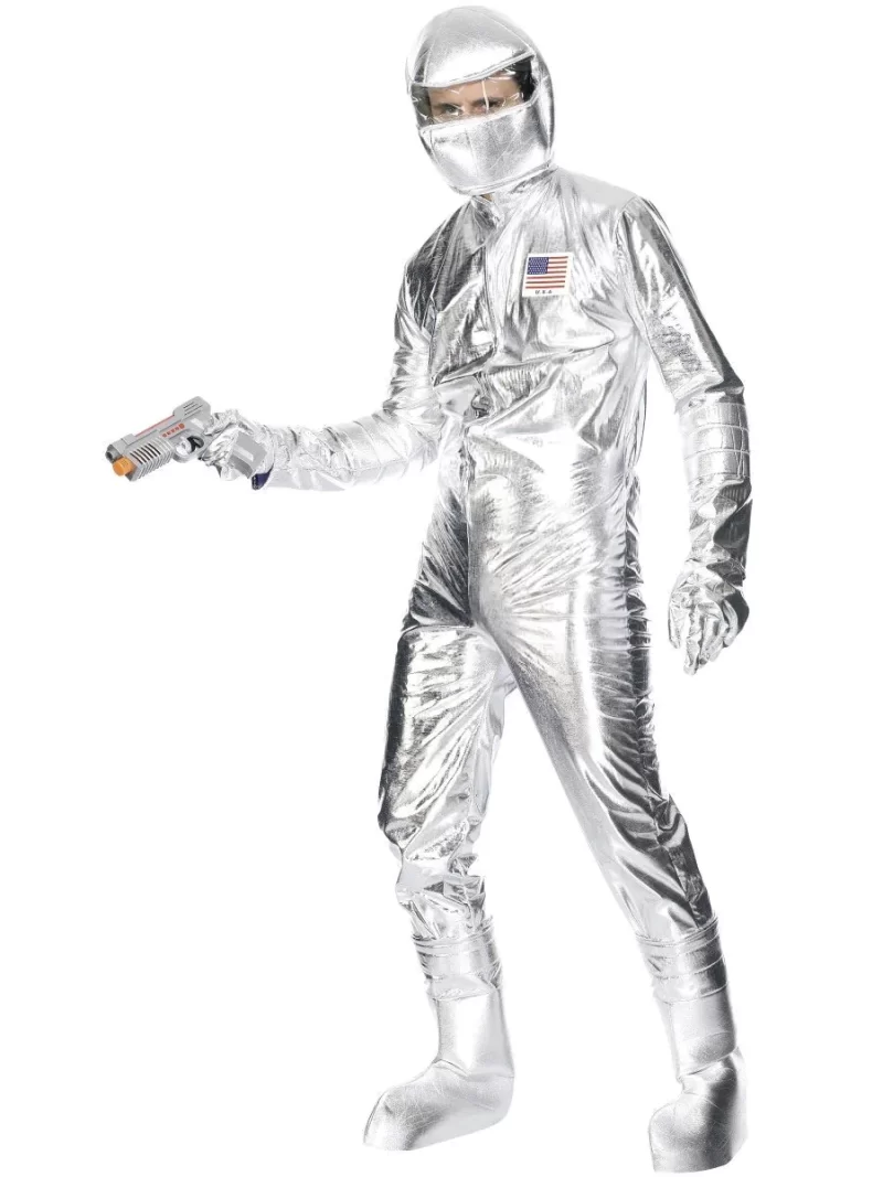 Spaceman/Astronaut Mens Fancy Dress Costume