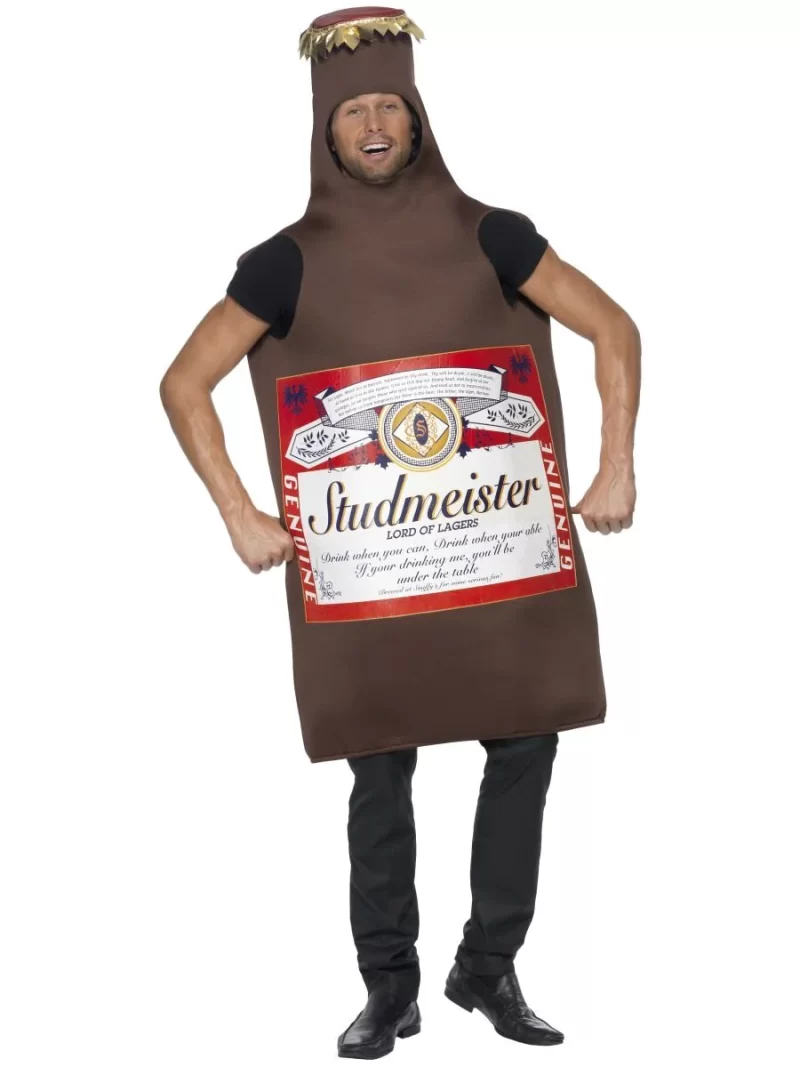 Studmeister Beer Bottle Novelty Fancy Dress Costume