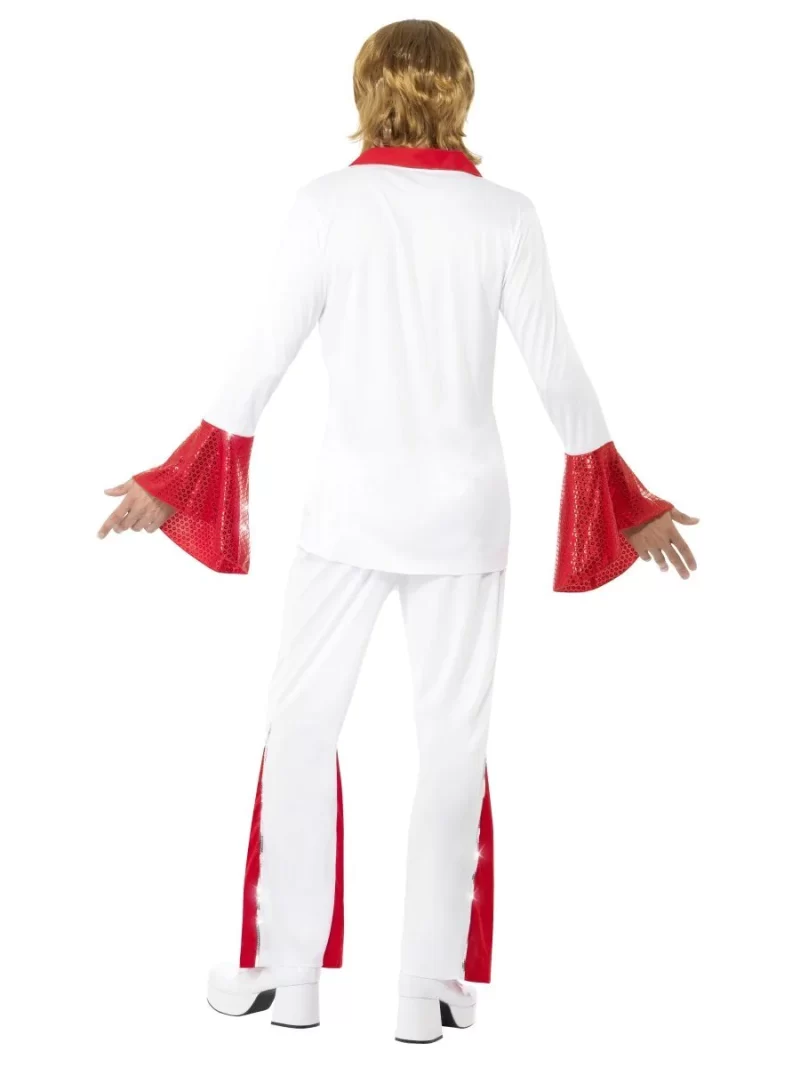 Super Trooper White (Abba) Men's Fancy Dress Costume - Image 3