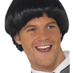 Swinging 60'S (Beatles) Bowl Cut Wig Black