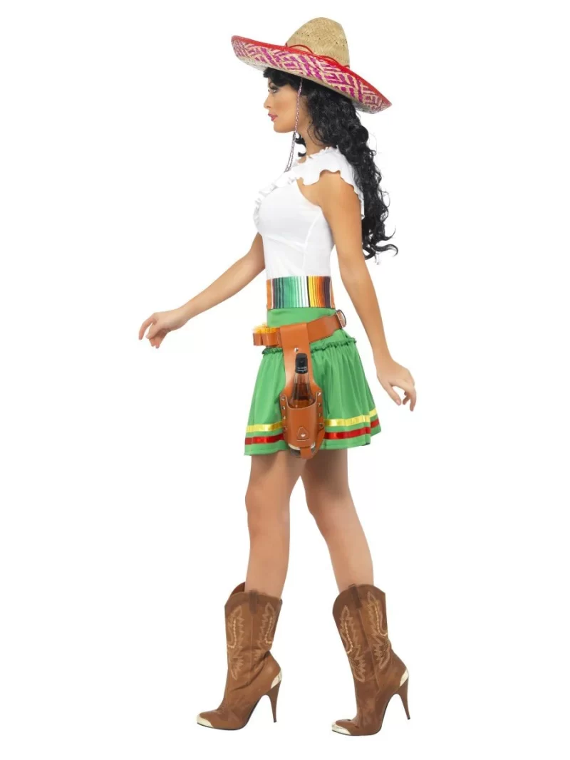 Mexican Tequila Shooter Girl Ladies Fancy Dress Costume - Image 2