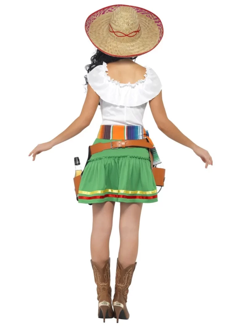 Mexican Tequila Shooter Girl Ladies Fancy Dress Costume - Image 3