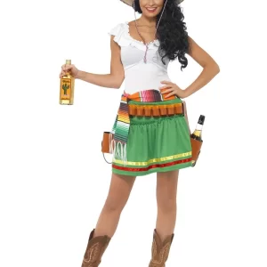 Mexican Tequila Shooter Girl Ladies Fancy Dress Costume