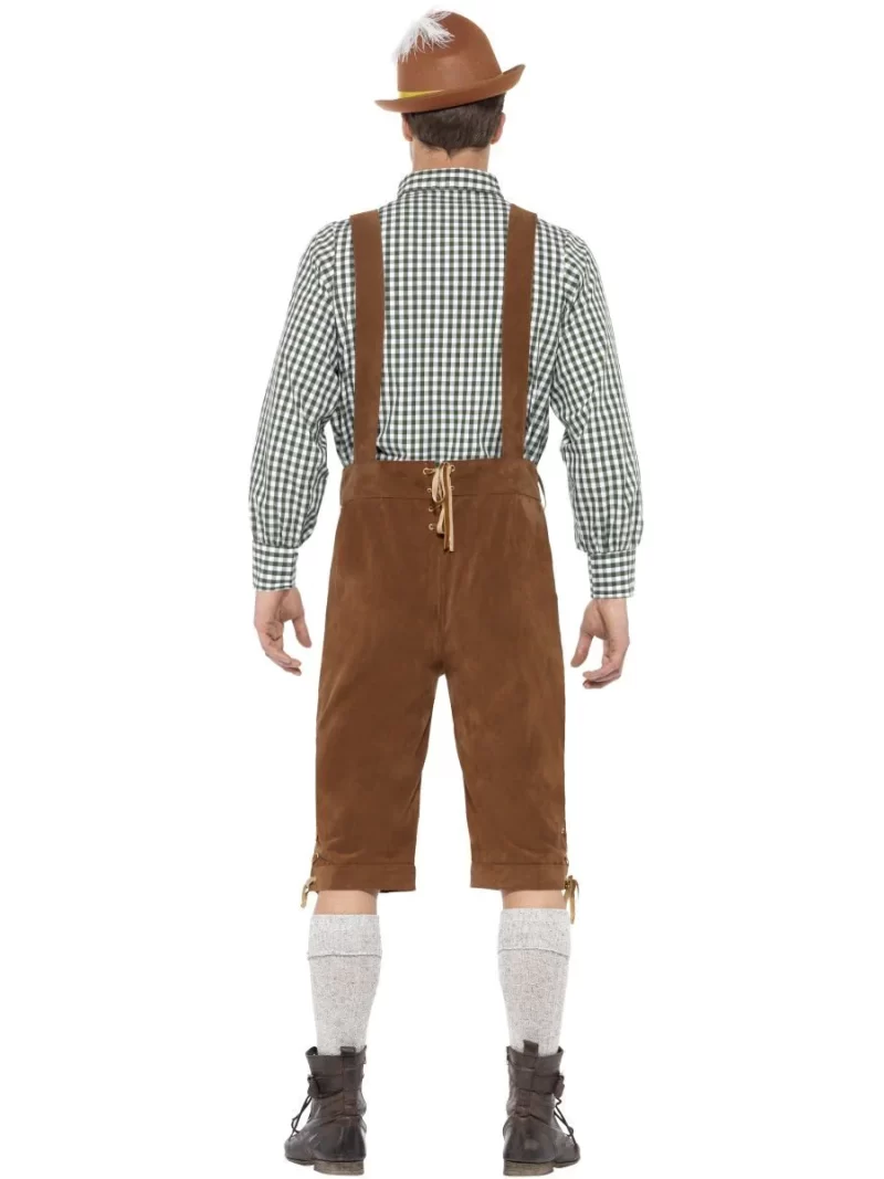 Traditional Deluxe Hanz Bavarian (Oktoberfest) Men's Fancy Dress Costume - Image 3