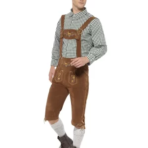 Traditional Deluxe Hanz Bavarian (Oktoberfest) Men's Fancy Dress Costume - Image 2
