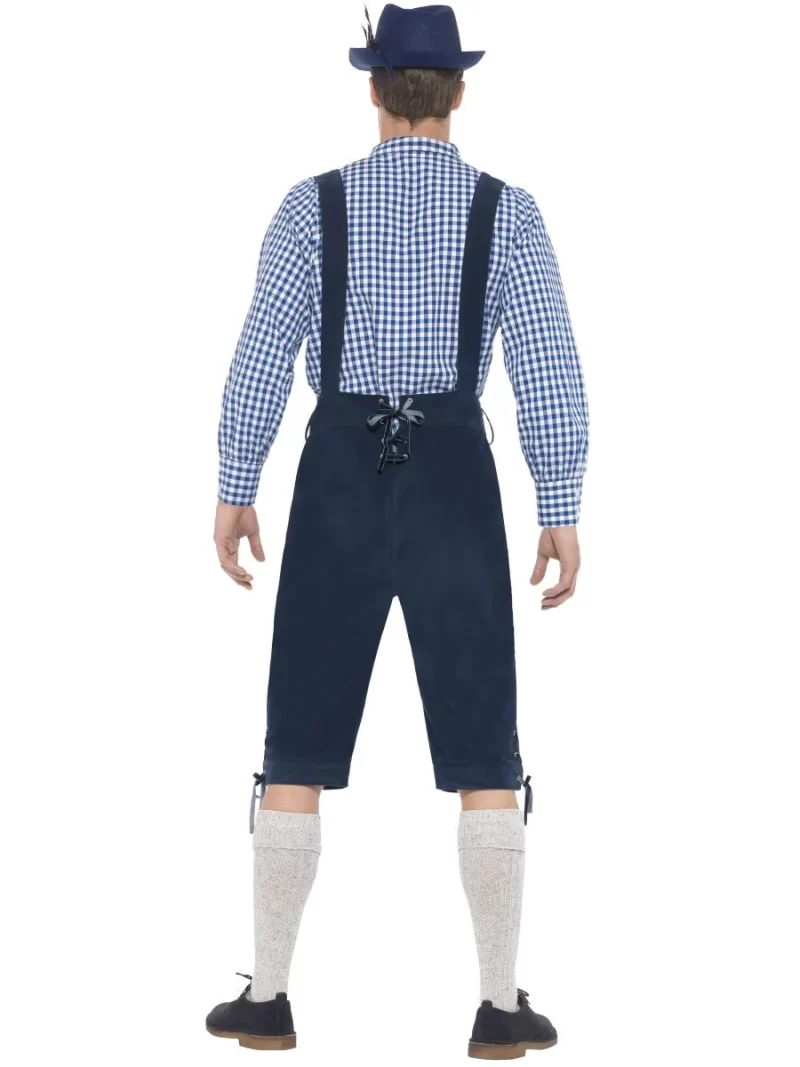 Traditional Deluxe Rutger Bavarian (Oktoberfest) Men's Fancy Dress Costume - Image 3