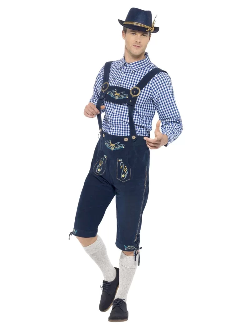 Traditional Deluxe Rutger Bavarian (Oktoberfest) Men's Fancy Dress Costume - Image 2