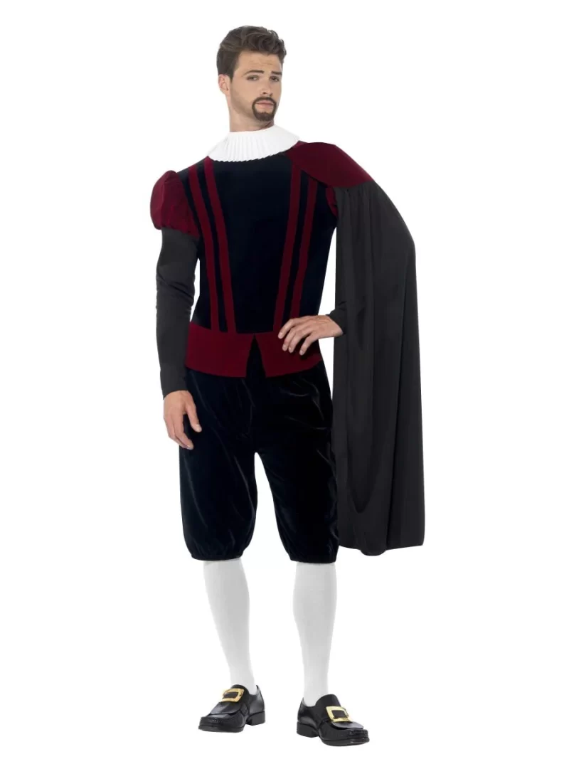 Tudor Lord Deluxe Men's Fancy Dress Costume