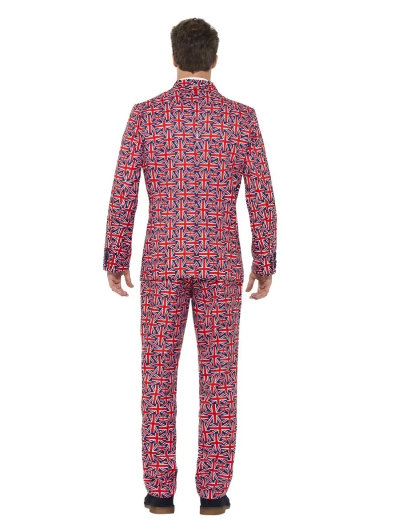 Union Jack Standout Suit Men's Fancy Dress Costume - Image 3