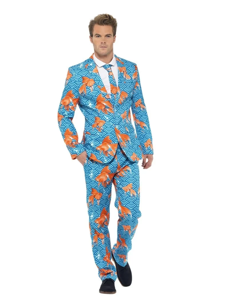 Goldfish Standout Suit Men's Fancy Dress Costume