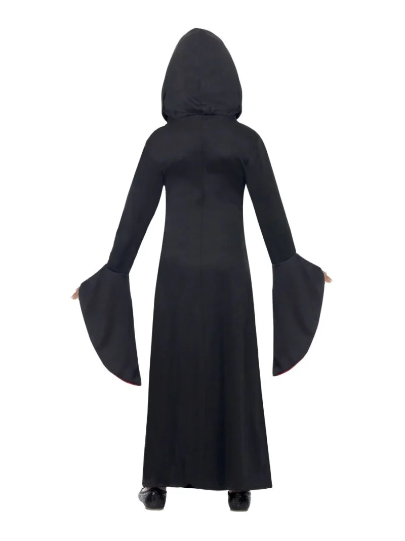 Hooded Vamp Children's Halloween Fancy Dress Costume - Image 3