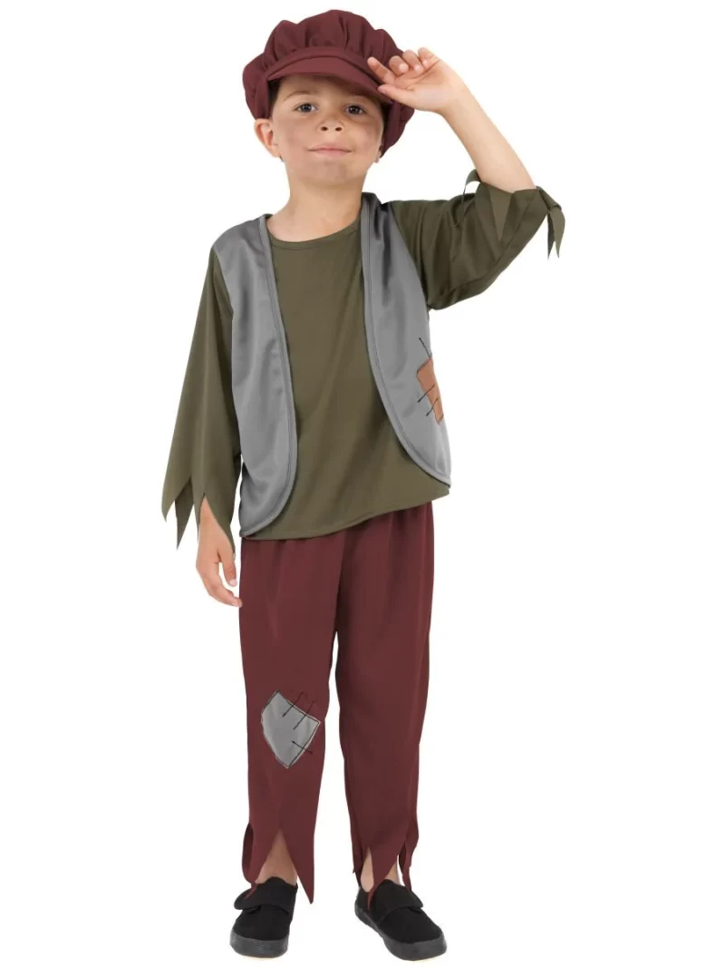 Poor Victorian Boy Children's Fancy Dress Costume
